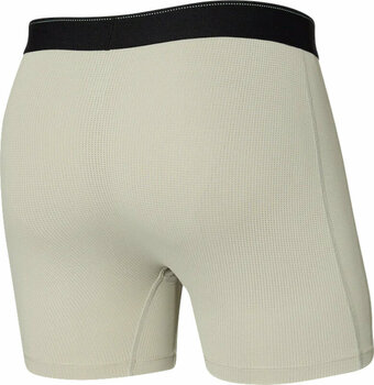 Fitness Underwear SAXX Quest Boxer Brief Fossil S Fitness Underwear - 2