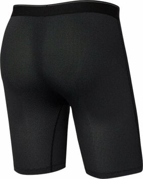 Fitness Underwear SAXX Quest Long Leg Boxer Brief Black II M Fitness Underwear - 2