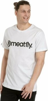 Outdoor T-Shirt Meatfly Logo T-Shirt Multipack Black/Grey Heather/White M T-Shirt - 4