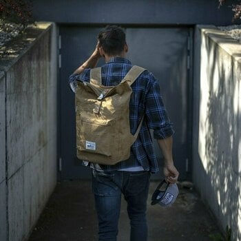 Lifestyle sac à dos / Sac Meatfly Ramkin Paper Bag Brown 25 L Sac à dos - 8