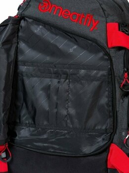 Lifestyle batoh / Taška Meatfly Wanderer Backpack Red/Charcoal 28 L Batoh - 3
