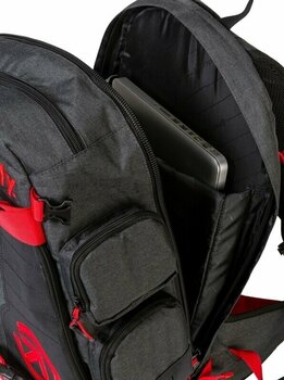 Lifestyle reppu / laukku Meatfly Wanderer Backpack Red/Charcoal 28 L Reppu - 4