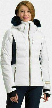 Lyžiarska bunda Rossignol Depart Womens Ski Jacket White L (Poškodené) - 7