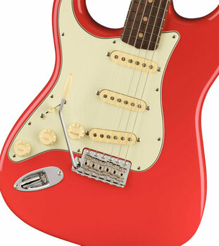 Electric guitar Fender American Vintage II 1961 Stratocaster LH RW Fiesta Red - 4