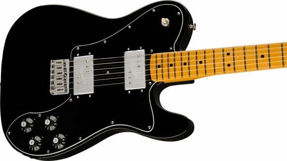 E-Gitarre Fender American Vintage II 1975 Telecaster Deluxe MN Black - 3