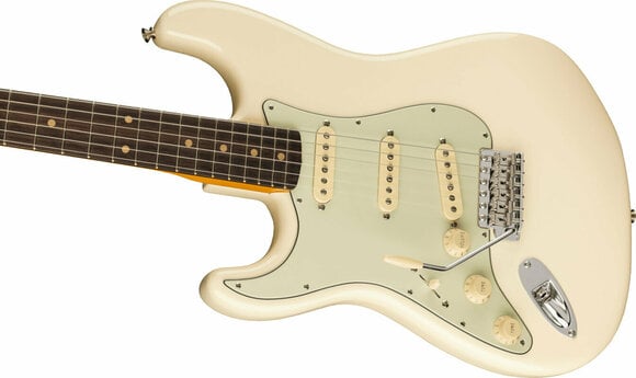 Guitare électrique Fender American Vintage II 1961 Stratocaster LH RW Olympic White - 3