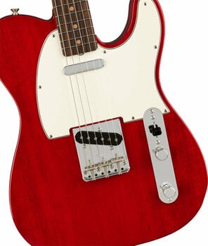 Guitarra elétrica Fender American Vintage II 1963 Telecaster RW Crimson Red Transparent - 4