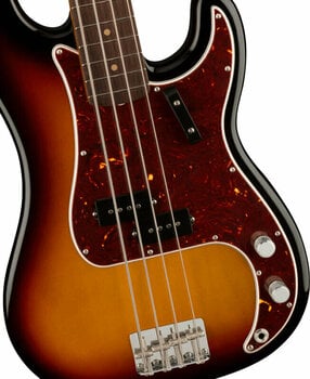 4-kielinen bassokitara Fender American Vintage II 1960 Precision Bass RW 3-Color Sunburst - 3
