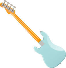 Bas electric Fender American Vintage II 1960 Precision Bass RW Daphne Blue Bas electric - 1
