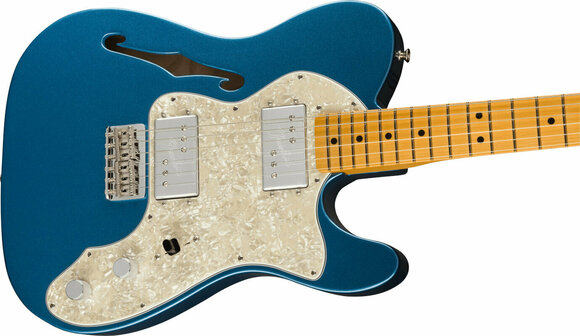 Elektrische gitaar Fender American Vintage II 1972 Telecaster Thinline MN Lake Placid Blue - 3