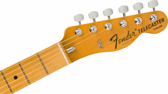 E-Gitarre Fender American Vintage II 1972 Telecaster Thinline MN Lake Placid Blue - 5