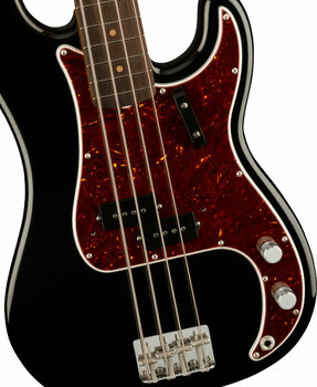 4-string Bassguitar Fender American Vintage II 1960 Precision Bass RW Black - 3
