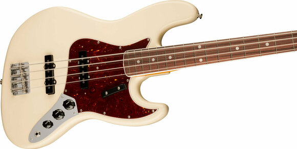 Elektrická basgitara Fender American Vintage II 1966 Jazz Bass RW Olympic White - 4