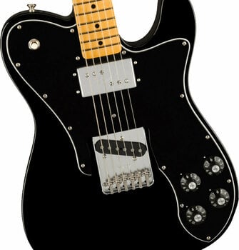 Electric guitar Fender American Vintage II 1977 Telecaster Custom MN Black - 3