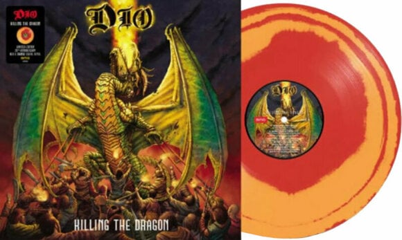 Vinyylilevy Dio - Killing The Dragon (Red & Orange Swirl Vinyl) (LP) - 2