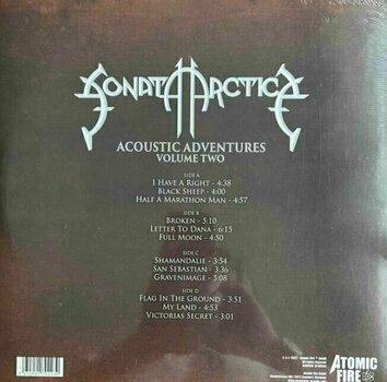 Hanglemez Sonata Arctica - Acoustic Adventures - Volume Two (Orange Black Marbled Vinyl) (2 LP) - 3