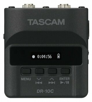 Draagbare digitale recorder Tascam DR-10CS Zwart - 2