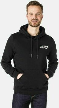 T-shirt/casaco com capuz para esqui Rossignol Hero Logo Sweatshirt Black L Hoodie - 2