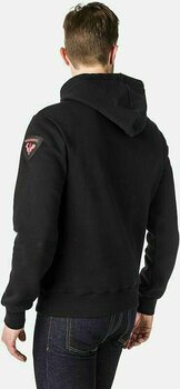 Ski-trui en T-shirt Rossignol Hero Logo Sweatshirt Black L Capuchon - 3