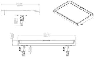 Accesorii pentru bărci gonflabile Railblaza Fillet Table II without StarPort White Accesorii pentru bărci gonflabile - 1
