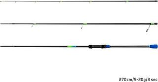 Cana para lúcios Delphin PETROL ParA Compact Cana 2,7 m 5 - 20 g 3 parts - 1