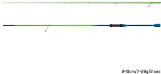 Pike Rod Delphin PETROL TipA Rod 2,4 m 7 - 28 g 2 parts - 1