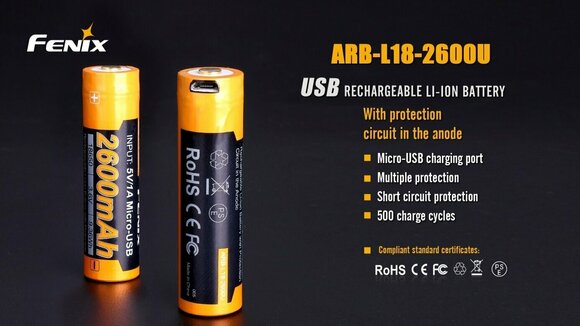 Baterii Fenix ARB-L18-2600U - 7
