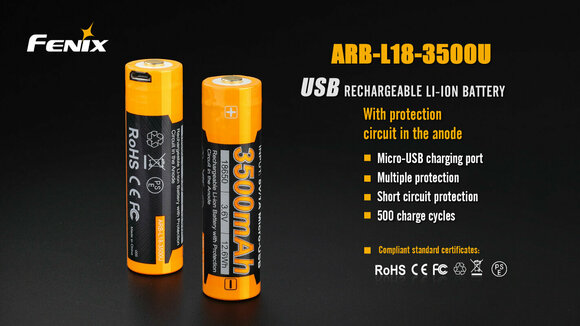 Batterijen Fenix ARB-L18-3500U - 2