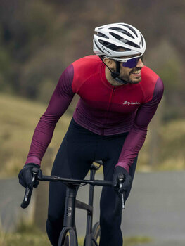 Cycling jersey Spiuk Boreas Winter Jersey Long Sleeve Bordeaux Red L - 3