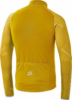 Cykeltröja Spiuk Top Ten Winter Jersey Long Sleeve Yellow 2XL - 2