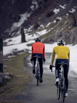 Mez kerékpározáshoz Spiuk Top Ten Winter Jersey Long Sleeve Yellow 2XL - 4