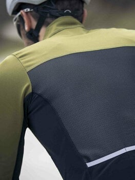 Fietsjack, vest Spiuk Anatomic Membrane Jacket Khaki Green S Jasje - 3