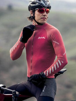 Cyklo-Dres Spiuk Top Ten Winter Jersey Long Sleeve Red 3XL - 4