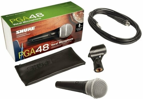 Vokální dynamický mikrofon Shure PGA48-QTR-E Vokální dynamický mikrofon - 2