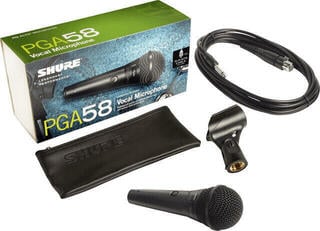 Vocal Dynamic Microphone Shure PGA58-QTR Vocal Dynamic Microphone - 1