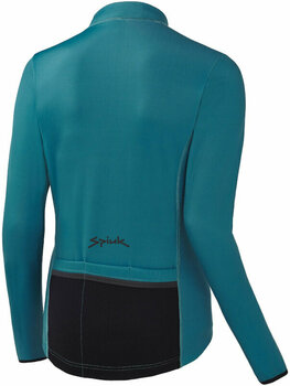 Jersey/T-Shirt Spiuk Anatomic Winter Jersey Long Sleeve Woman Turquoise Blue XL - 2