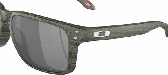 Lifestyle Glasses Oakley Holbrook XL 94173459 Woodgrain/Prizm Black Polarized XL Lifestyle Glasses - 6