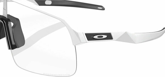 Cyklistické okuliare Oakley Sutro Lite 94634639 White/Clear Photochromic Cyklistické okuliare - 6