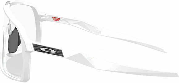 Lunettes vélo Oakley Sutro 94069937 Matte White/Clear Photochromic Lunettes vélo - 3