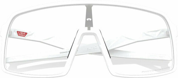 Cykelbriller Oakley Sutro 94069937 Matte White/Clear Photochromic Cykelbriller - 5