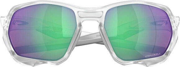 Óculos de desporto Oakley Plazma 90191659 Matte Clear/Prizm Road Jade - 5