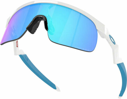 Cycling Glasses Oakley Resistor Youth 90100723 Polished White/Prizm Sapphire Cycling Glasses - 5