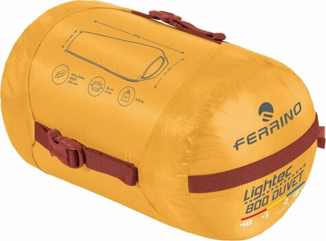Υπνόσακος Ferrino Lightec 800 Duvet RDS Down Yellow Υπνόσακος - 3