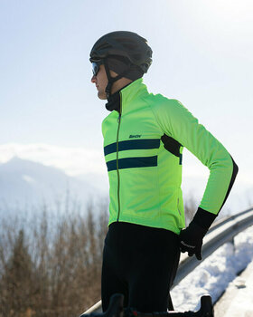 Cycling Jacket, Vest Santini Colore Halo Jacket Arancio Fluo XL Jacket - 6