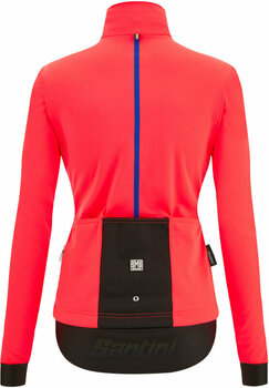 Cycling Jacket, Vest Santini Vega Multi Woman Jacket with Hood Granatina S Jacket - 3