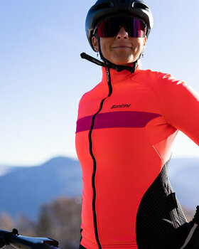 Veste de cyclisme, gilet Santini Coral Bengal Woman Jacket Nero L Veste - 6