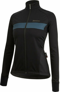 Giacca da ciclismo, gilet Santini Coral Bengal Woman Jacket Nero L Giacca - 2