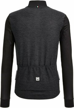 Jersey/T-Shirt Santini Colore Puro Long Sleeve Thermal Jersey Nero 3XL - 3