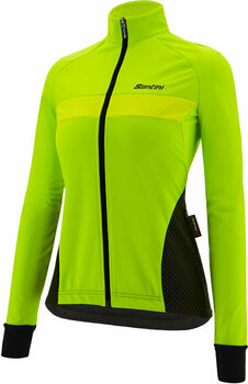 Biciklistička jakna, prsluk Santini Coral Bengal Woman Jacket Verde Fluo S Jakna - 2