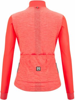 Odzież kolarska / koszulka Santini Colore Puro Long Sleeve Woman Jersey Granatina XS - 3